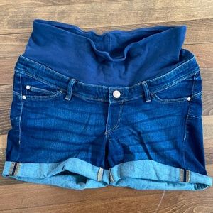 Denim Maternity Shorts